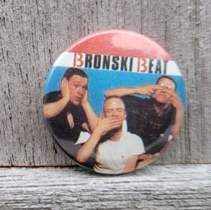 Bronski Beat 80's Vintage Music Classic Rock n Roll Pin button RETRO BAND Indie - Picture 1 of 3