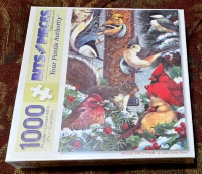 Rompecabezas Winter Bird Friends 1000 Piezas Nuevo Sellado BITS y PIEZAS Foto 1 de 3