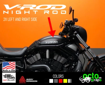 Fit Harley Davidson Night Rod Special V Rod VRSCD PIEZAS CALCOMANÍA PEGATINA ACCESORIO Foto 1 de 4