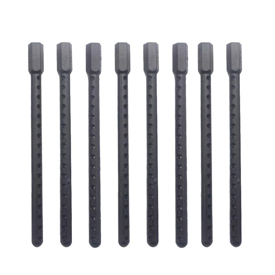8Pcs Plastic Body Post Mounts RC Car Shell Column 1/10 Scale RC 70 mm NEW - Image 1 of 4