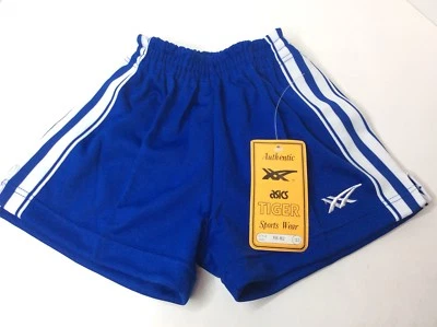 Vintage Asics Tiger Sports Wear Blue White Athletic Shorts Style XB-82 Womens XS - Image 1 of 4