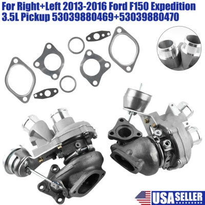 OEM Left & Right Turbo For 2013-2016 Ford F150 F-150 V6 3.5L  Gas Turbocharger Foto 1 de 4