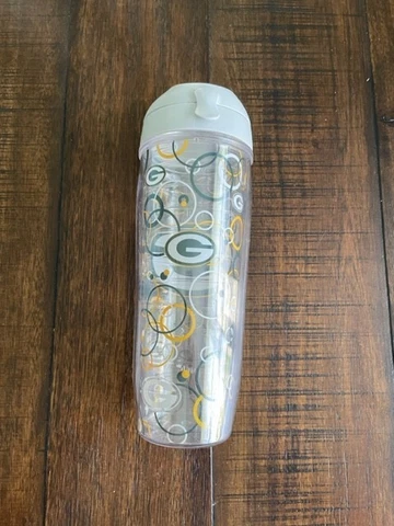 Tervis Green Bay Packers Circles 24 oz Insulated Water Bottle Tumbler Cup w/Lid Cover