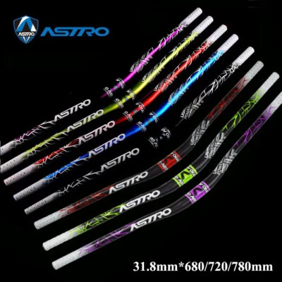 MTB Road Bike Downhill Handlebar Riser Bar 31.8*680/720/780 Rise Up 25mm Cycling - Image 1 of 4