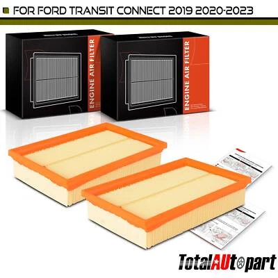 Filtro de aire del motor 2 piezas para Ford Transit Connect 2019 2020 2021-2023 L4 2,0 L DOHC Foto 1 de 4