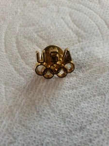Olympia Team USA Pin - goldfarbene Ringe  - Bild 1 von 2