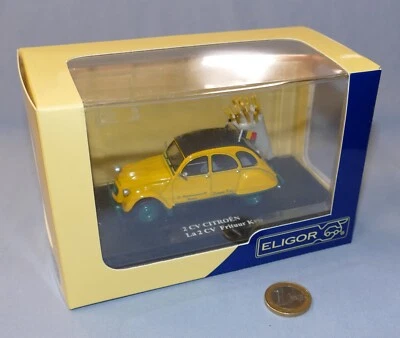 Eligor 1/43 : Citroën 2cv de la "Frituur Kris" à Merksem (Anvers BE) - Photo 1/4