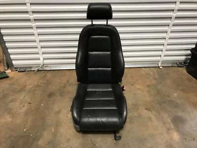 00 01 02 03 04 05 06 AUDI TT SEAT RIGHT PASSENGER SIDE BLACK LEATHER OEM - Image 1 of 4
