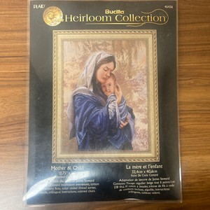 Bucilla Heirloom Collection Counted Cross Stitch Mother Child 45436 James Seward