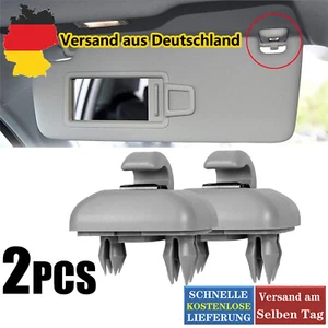 2x Soporte Parasol Clip Gancho Para Audi A1 A3 A4 A5 Q3 Q5 B6 B7 B8 - Imagen 1 de 6