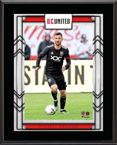 Russell Canouse D.C. United 10.5" x 13" Sublimated Player Plaque Cover