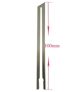 3,9 Zoll (100 mm) legierter Stahl heiße Hitze Messerklinge zum Schneiden von Schaum EPE-Schaum Schwamm - Bild 1 von 8