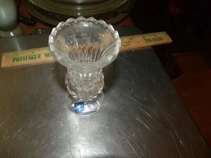 Vintage Kristal Zajecar 24% Lead Crystal Made in Yugoslavia 4" small vase - Picture 1 of 4