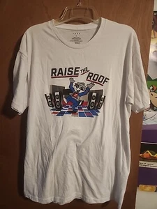 Rocket City Trash Pandas Baseball Raise The Roof Stadium Giveaway T-shirt Large  - Picture 1 of 5