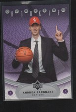 ANDREA BARGNANI  2006-07 UPPER DECK OVATION ROOKIE CARD #95 /999