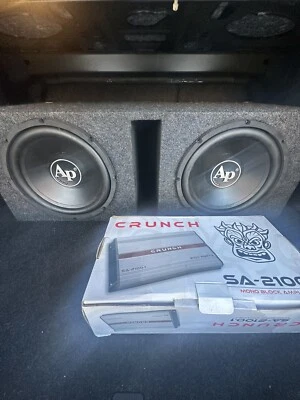 kit de subwoofer e amplificador - Imagem 1 de 3