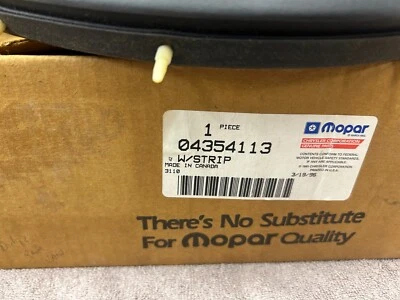 1978 - 1990 DODGE B15 B250 B350 УПЛОТНЕНИЕ ДВЕРИ OEM NOS 4354113 - Изображение 1 из 4