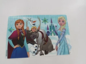 Placemats Disney Frozen Set of 2 Plastic 11.50”x17” Elsa Anna NEW Fun Wipe Clean - Picture 1 of 4