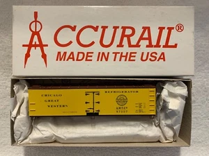 Accurail #1565 HO Scale Chicago Great Western 40' Wood Reefer Kit #97007 - Picture 1 of 3