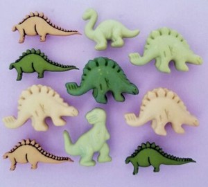 /"feliz Dinosaurio /'Botones Madera BT027322