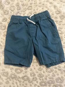 Boys CAT AND JACK SHORTS SIZE XS (4/5) Blue Green T9 - Picture 1 of 3
