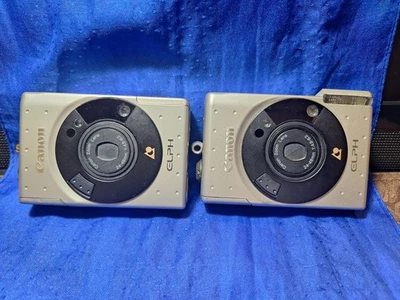 2 x Canon ELPH IX 240 Titanium APS cameras - Image 1 of 4