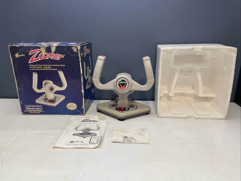 Vintage Nintendo NES Zoomer Controller Boxed with Instructions Beeshu Inc VGC - Image 1 of 4