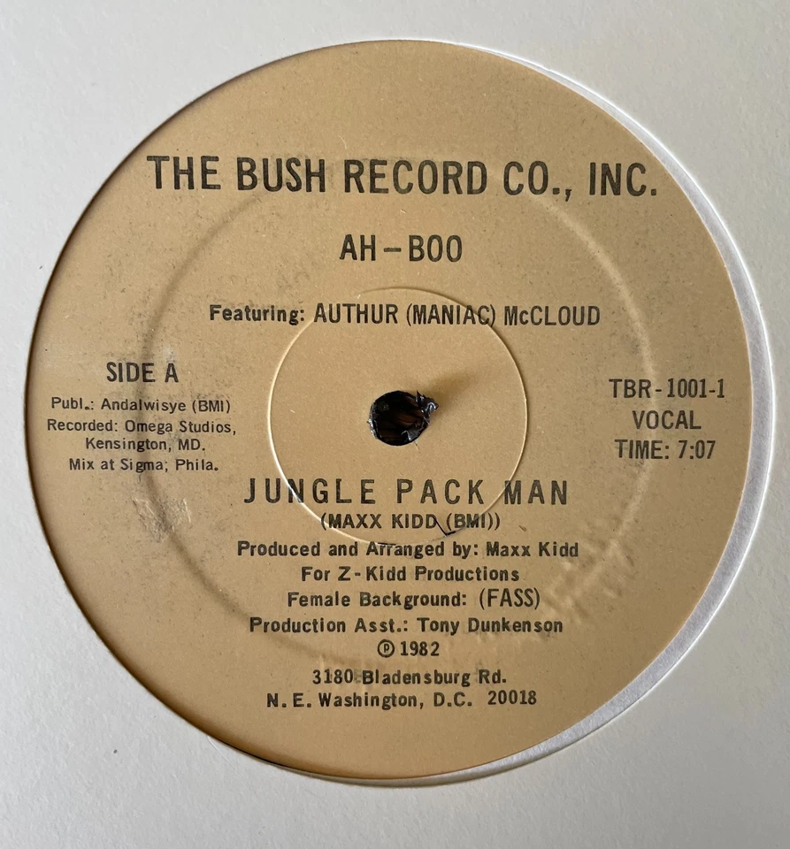 GO-GO 12" "JUNGLE PAC MAN" AH-BOO ( BUSH RECORD CO. 1982 ) - Image 1 of 1