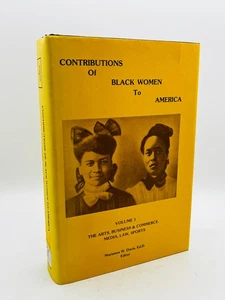 Contributions of Black Women to America Vol. 1 - Marianna Davis, ed 1982 Ex-lib. - Picture 1 of 19