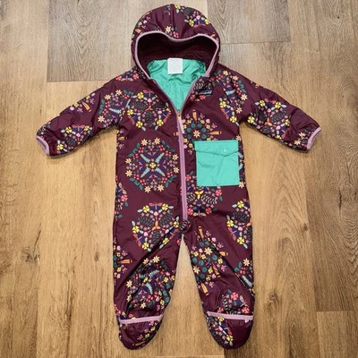 Patagonia Infantil Reversible Puff Ball Bunting Una Pieza Traje de Nieve 6 12 Meses Foto 1 de 4