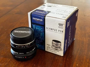 [OLYMPUS] M.ZUIKO Digital ED 12mm F/2 Lens - Black - Picture 1 of 15