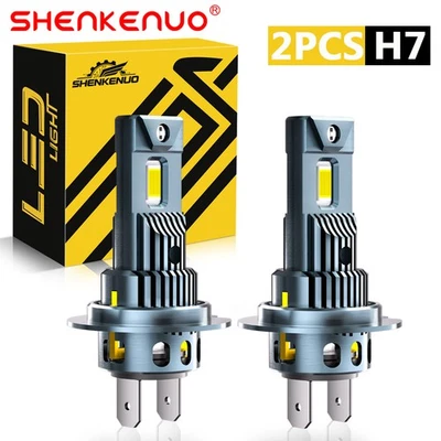 Kit de bombillas LED de haz alto/bajo blanco para BMW X1 2012-2018 2x H7 6000K Foto 1 de 4