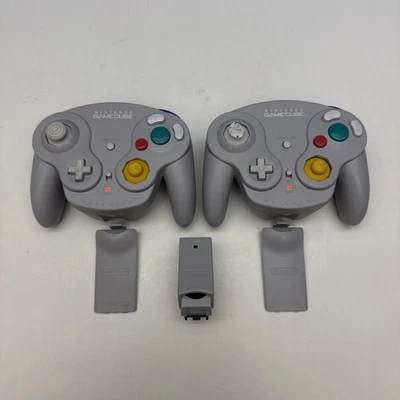 Lote Nintendo GameCube, Mando Inalámbrico WaveBird DOL-004 - Piezas Reparación Tal cual Foto 1 de 4