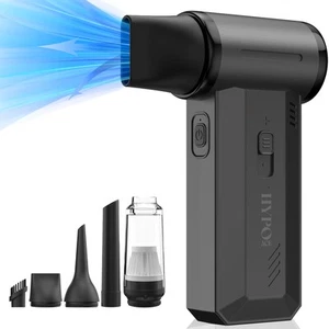 Compressed Air Duster, 130000RPM Super Power Cordless Electric Air Duster, 2 ... - Picture 1 of 7