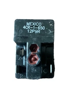 Klixon 4CR-1-650 Relay Starter Motor Protector NO SPST 25Amp 5.10/4.20A USED - Image 1 of 4