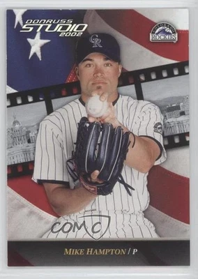 2002 Donruss Studio Sample Silver Mike Hampton #33 - Image 1 of 2