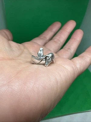 Retired James Avery Sterling Silver Horses Band Ring Size 5.5 - Image 1 of 4