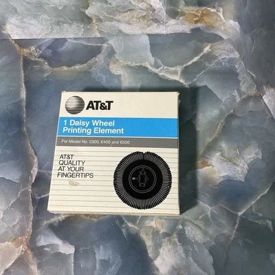 AT&T 1 Daisy Wheel Printing Element Letter Gothic 12 Comcode 405151689  - Image 1 of 4