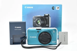 [BOX] Canon PowerShot SX230 HS 12.1MP Blue Compact Digital Camera From JAPAN - Picture 1 of 12