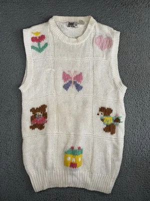 Chaleco Suéter Abuela Vintage Oak Bluff Mujer 18/20 Retro Años 90 Profesor Foto 1 de 4