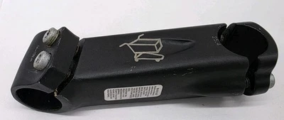 Matte Black bicycle bike stem 120mm 15 degree 25.4 mm 1 1/8th Used - Image 1 of 4