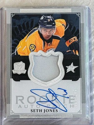 SETH JONES 2013-14 Upper Deck The Cup Rookie Patch Autograph RC #/249 - Image 1 of 3