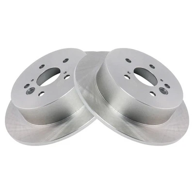 Juego de rotores de freno traseros sólidos para Toyota RAV4 2004-2005 Foto 1 de 3