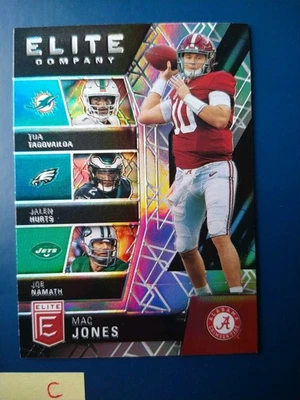 Donruss Elite Company 2021 Mac Jones Tua Tagovailoa Jalen Hurts Joe Namath Foto 1 de 2