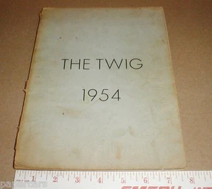 1954 Fair Grove High School 1-12 Thomasville North Carolina NC vtg old Yearbook - Picture 1 of 1