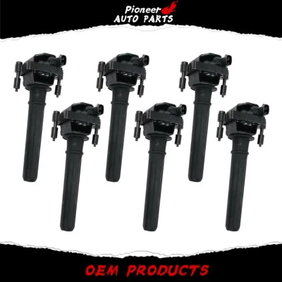 6X OEM Ignition Coil For Chrysler & Dodge Intrepid 2.7L V6 1998-2004 UF199 C1179 - Image 1 of 4