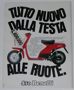 Advert Pubblicità 1981 BENELLI S 50 - Picture 1 of 1