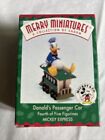 Hallmark Disney Merry Miniatures Donald's Passenger Car #4 1998 Mickey Express