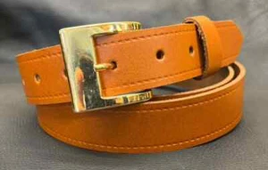Tan Brown Real Leather Belt 30mm SUIT NEW V41 - Picture 1 of 4