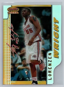1996-97 Bowman's Best Lorenzen Wright Picks Refractors #BP3 - Picture 1 of 2